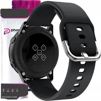 Řemínek na hodinky Univerzální 20mm řemínek Phoneo - černý