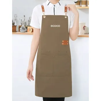 Kuchyňská zástěra PROFESIONÁLNÍ VODĚODOLNÁ A OLEJI ODOLNÁ KUCHYŇSKÁ ZÁSTĚRA S KAPSY