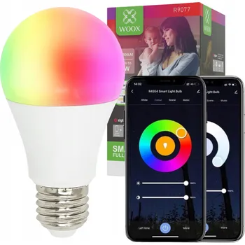 Žárovka LED žárovka E27 Zigbee smart 10W RGB CCT chytrá Tuya Smart Life Woox
