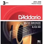 D'Addario EJ12-3D Struny pro akustickou kytaru