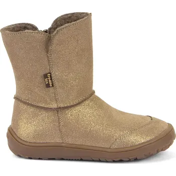 Dámská zimní obuv Zimní barefoot kozačky Froddo Tex suede - gold 28