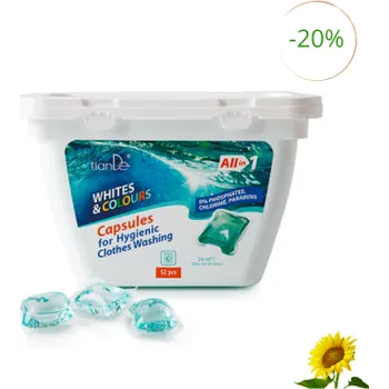 Prací prostředek tianDe Kapsle na hygienické praní, 52 ks х 8 g