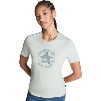 Dámské tričko tričko Converse Chuck Patch Infill/CVW5T241 - MQ5/Rainwashed Grey S