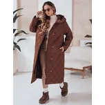 Dámský hnědý zimní prošívaný kabát LIKEMIRA TY4927 Velikost: M