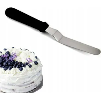 Kuchyňská stěrka STĚRKA STĚRKA špachtle na dorty a zákusky PRO VYHLAZOVÁNÍ KRÉMU KOVOVÁ
