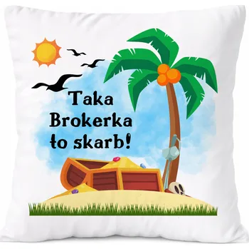 Obraz Bílý Polštář s potiskem fotografie PoliDraw pro analytika jako Dárek