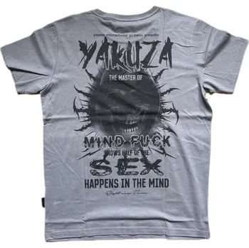 Pánské tričko Pánské triko Yakuza Mind TSB 22005 Stell Grey velikost: 6XL