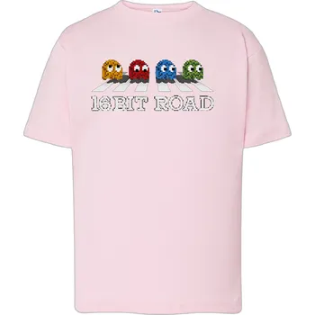 Chlapecké tričko detske-levne-bavlnene-tricko-potisk-pacman-Beatles Barva: Pink - růžová, Dětská bavlněná trička JHK: XL