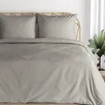 ŽAKÁROVÉ POVLEČENÍ NIKOL 160X200 CM, 2 KS 70X80 CM ŠEDOBÉŽOVÁ