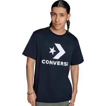 Pánské tričko tričko Converse Standard Fit Center Front Large Logo Star/CVM5T458 - BLK/Converse Black L