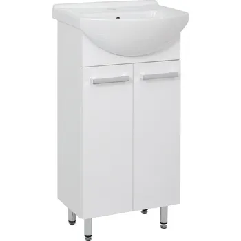 Šatní skříň Skříňka s umyvadlem Astor Lupo bílá 37x46x85,9 cm