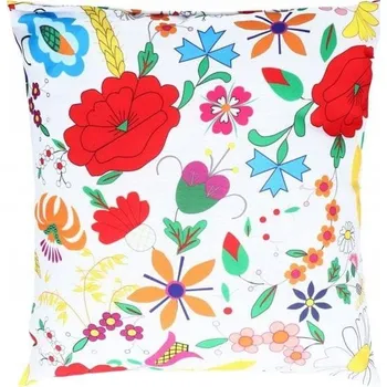 Polštář Polštář s kociewským vzorem - bílý