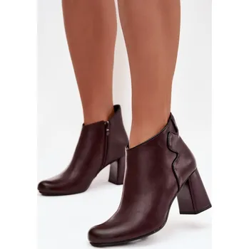 Dámské polobotky Boty na podpatku model 218707 Step in style 36