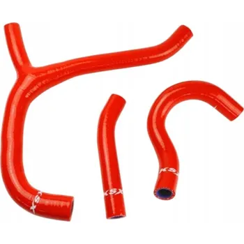 Chlazení pro motocykl Hadice chladiče KSX, červená barva, Honda CRF 250R