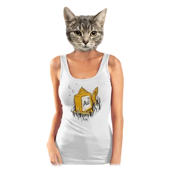 Bastard Zlatá rybka dámské tílko klasické White