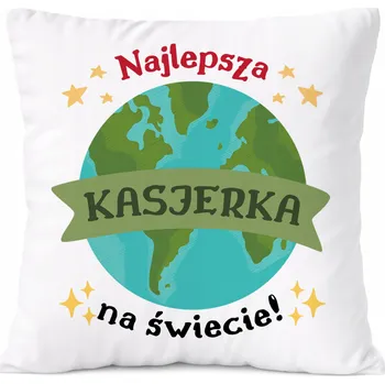 Polštář Dárek Polštář aktivisty s potiskem , bílý PoliDraw