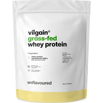 Protein Vilgain Grass-Fed Whey Protein bez příchuti
