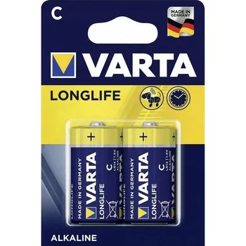 Článková baterie 2 x alkalická baterie Varta LONGLIFE LR14 C R14