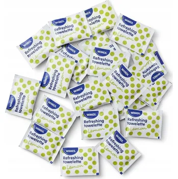 Hygienický ubrousek Vlhčené Vlhčené ubrousky , citronové sáčky, 18x12, 2, 50 Ks
