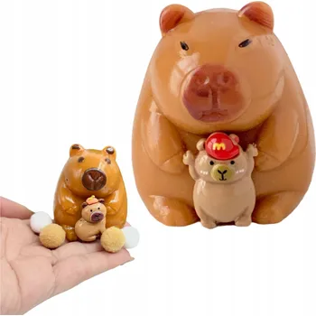 Hračka pro nejmenší Mačkací Hračka KAPYBARA TLAPKA TABA Antistresová Senzorická Hračka SQUEEZY