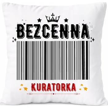 Polštář Dárek Polštář pro vizážistku s potiskem , bílý