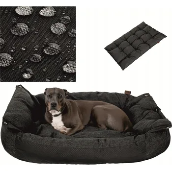 Pelíšek pro psa Matrace pro psy PillowPrim šedá 94 cm x 62 cm