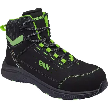 Pracovní obuv BNN WIDEON S1PS ESD NM High kot.obuv černá/zel. - 40
