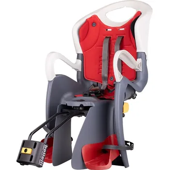 cyklosedačka sedačka BELLELLI TIGER RELAX zadní šedo-červená