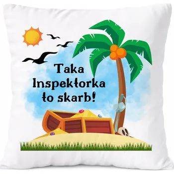 Polštář Dárek Polštář s potiskem pro behaviorální terapeuty, bílý