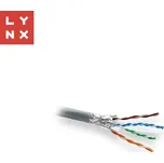 LYNX CS LYNX FTP kabel, Cat6, PVC (Eca), celoměděný, vnitřní, šedý, cívka 305m LX-SLD-FTP6-PVC-GR