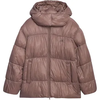 Dámská bunda 4F Down Jacket F585 Velikost: L / Barva: hnědá