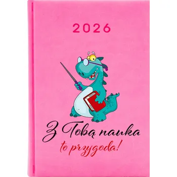 Kalendář Knižkový kalendář 2026 A5 FunnyCase růžový