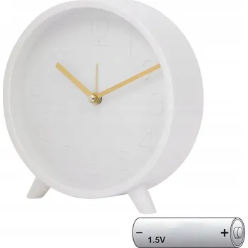 Budík Retro budík s quartzovým strojkem a analogovým zobrazením času.