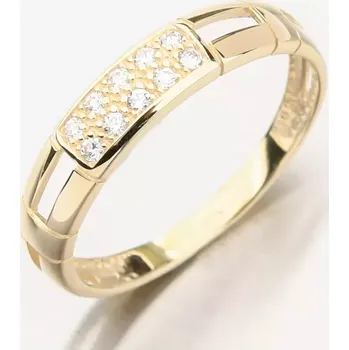 Prsten Zlatý prsten se zirkony DZ2033ZL-ZIR velikost 54