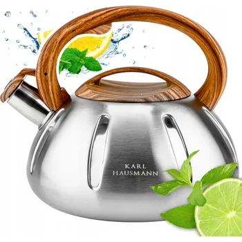 Varná konvice Konvice tradiční ocelová Karl Hausmann 3 l béžová, šedá