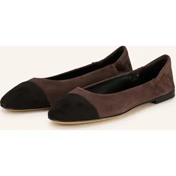 Dámská obuv Pomme D'or Dámské Baleríny Giorgia, tmavě hnědá / černá, 39,5