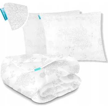 přikrývka SADA Přikrývka 200x220 + 2 polštáře 50x70 FIORI Antialergická Celoroční