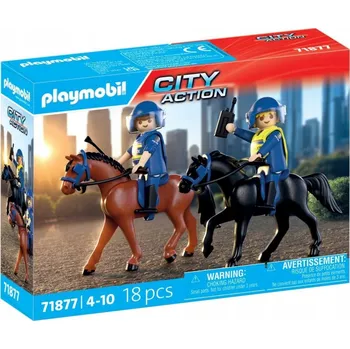 Stavebnice Playmobil Playmobil 71877 Koňská policie