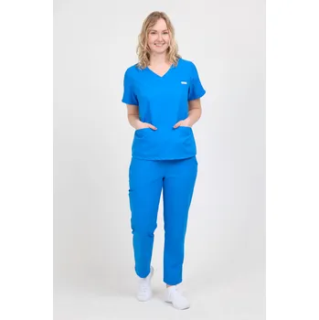 Dámské spodní prádlo Scrubsheep Zdravotnický komplet Scrubs Dámská uniforma - Ocean Blue M