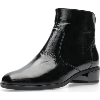 Dámská zimní obuv ARA dámské kotníkové boty na nízkém podpatku lakované černé | 12-31802-11 Velikost: 38.5