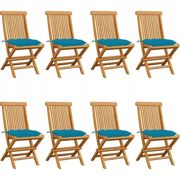 Zahradní nábytek z masivního dřeva VidaXL, šedý, 8 dílů