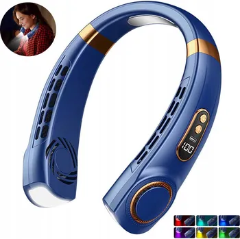 IP kamera Barevný LED Závěsný Větrák na Krk 360° 1800mAh 5 Rychlostí