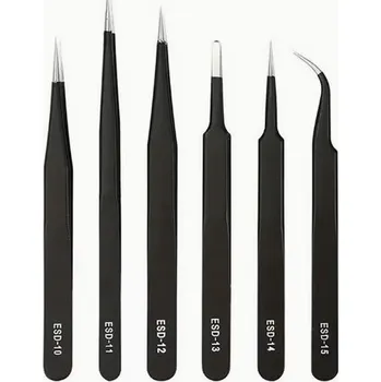 Sada nářadí Sada 6ks antistatický pinzet ESD