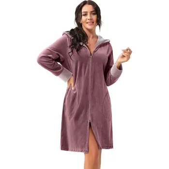 Dámský župan ŽUPAN FR-373 DOROTA švestka L