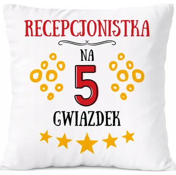 Polštář Dárek Polštář s motivem stavebního dělníka s potiskem , bílý PoliDraw