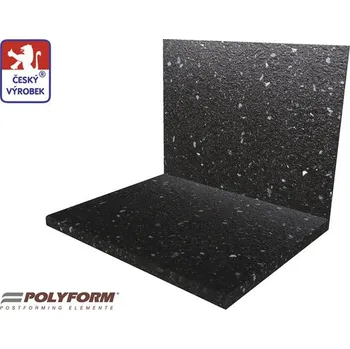 Kuchyňská pracovní deska Kuchyňská pracovní deska na míru MYRIADE BLACK 38x600x500-4050 mm