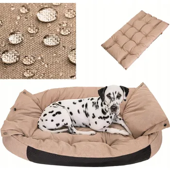 Pelíšek pro psa PillowPrim matrace pro psa béžová 94 cm x 62 cm