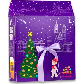 Dárkový potravinový koš Big Boy Adventní kalendář 2025 Vánoční trhy