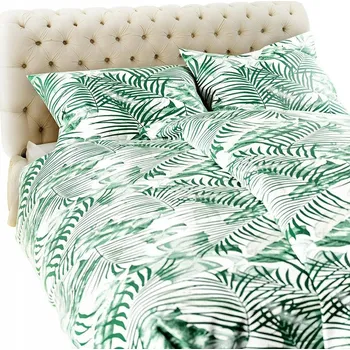 Povlečení ZELENÉ BAVLNĚNÉ POVLEČENÍ BAVLNA 160x200 DŽUNGLE