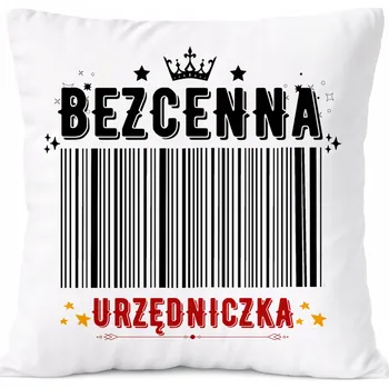 Obraz Dárek Polštář pro vizážistku s potiskem , bílý